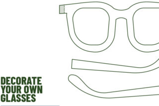 Sample of a glasses template for Look LOUD!