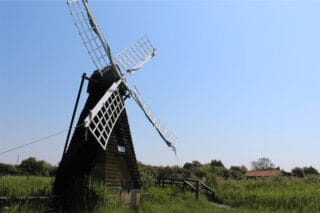 A windmill in the fens