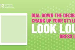 Sample of a social media template for Look LOUD!